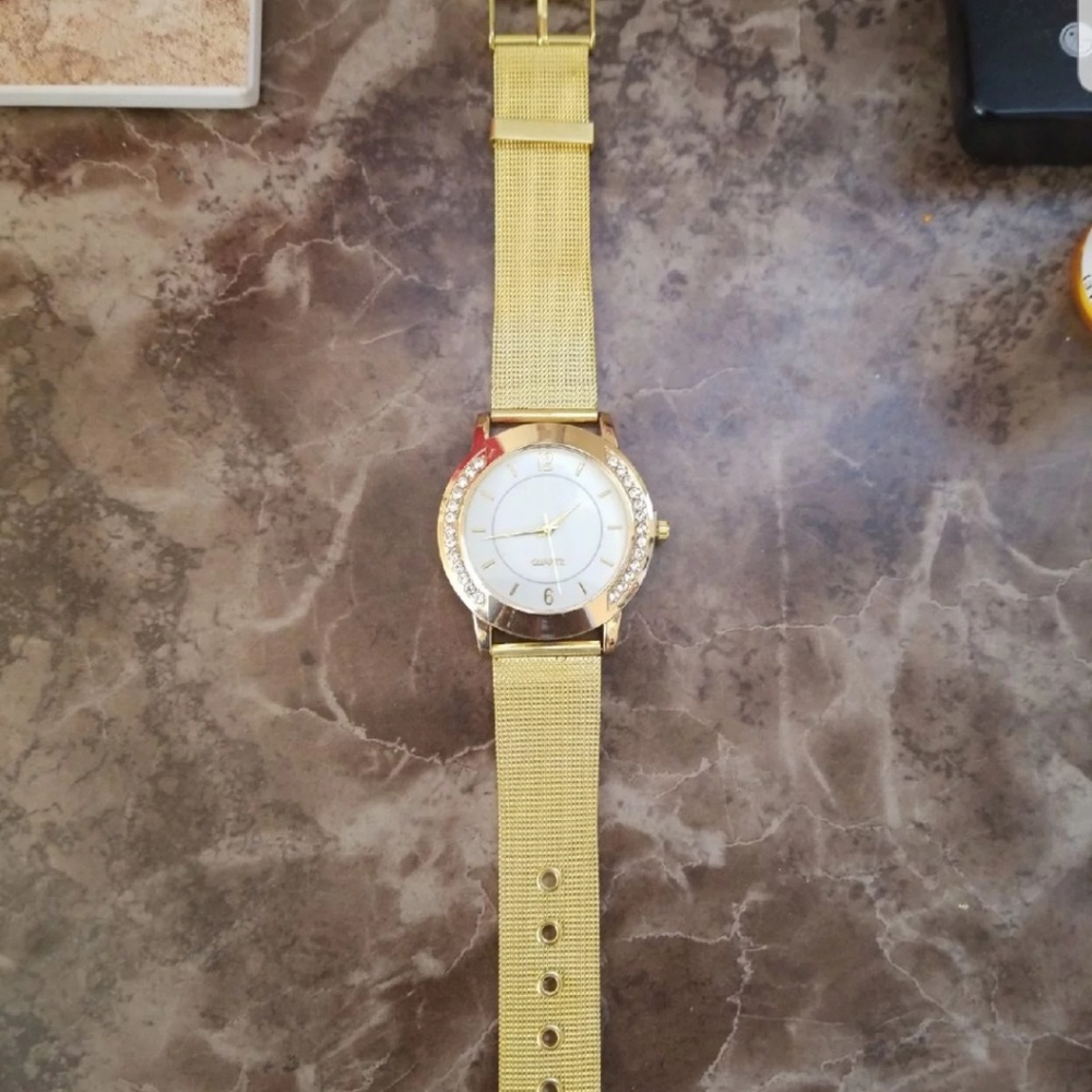 Goldtone watch